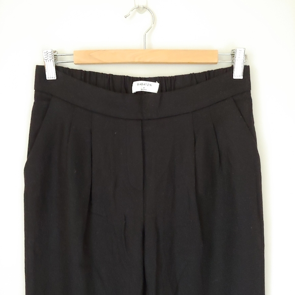 Babaton Cohen Wool Cashmere Pants Cropped Black Size 6 - Picture 8 of 15
